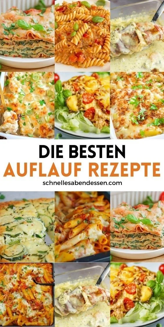 Leckere Auflauf Rezepte für verschiedene Anlässe und Geschmäcker.