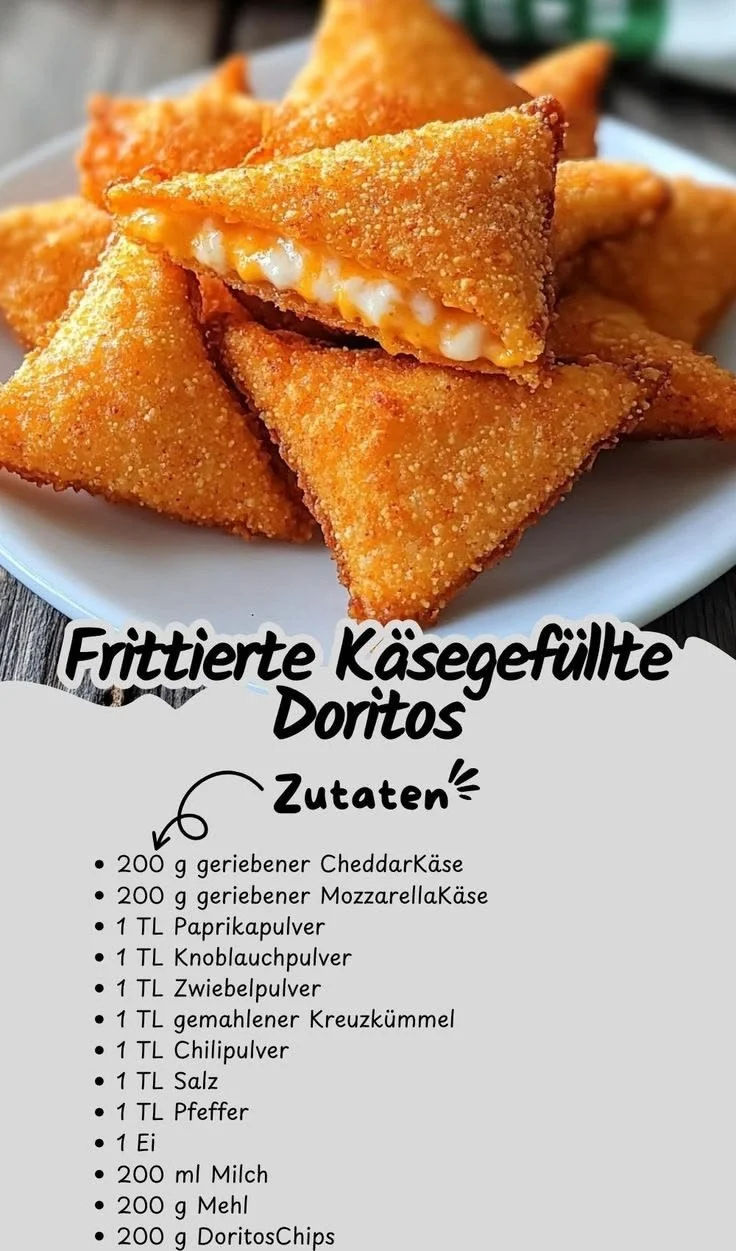 Frittierte Käsegefüllte Doritos, knusprig und lecker, perfekt für Snacks