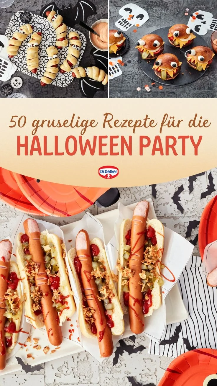 Halloween Party mit 50 gruseligen Rezepten für eine schaurige Stimmung