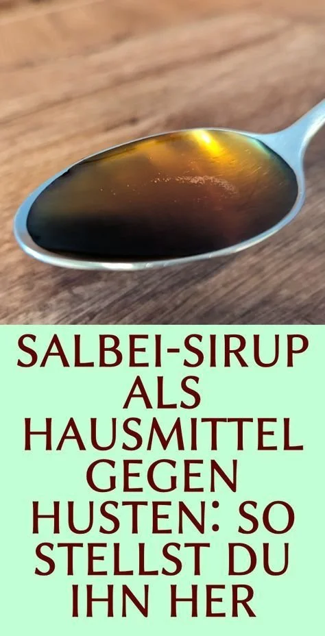 Hausgemachter Salbei-Sirup zur Linderung von Halsschmerzen