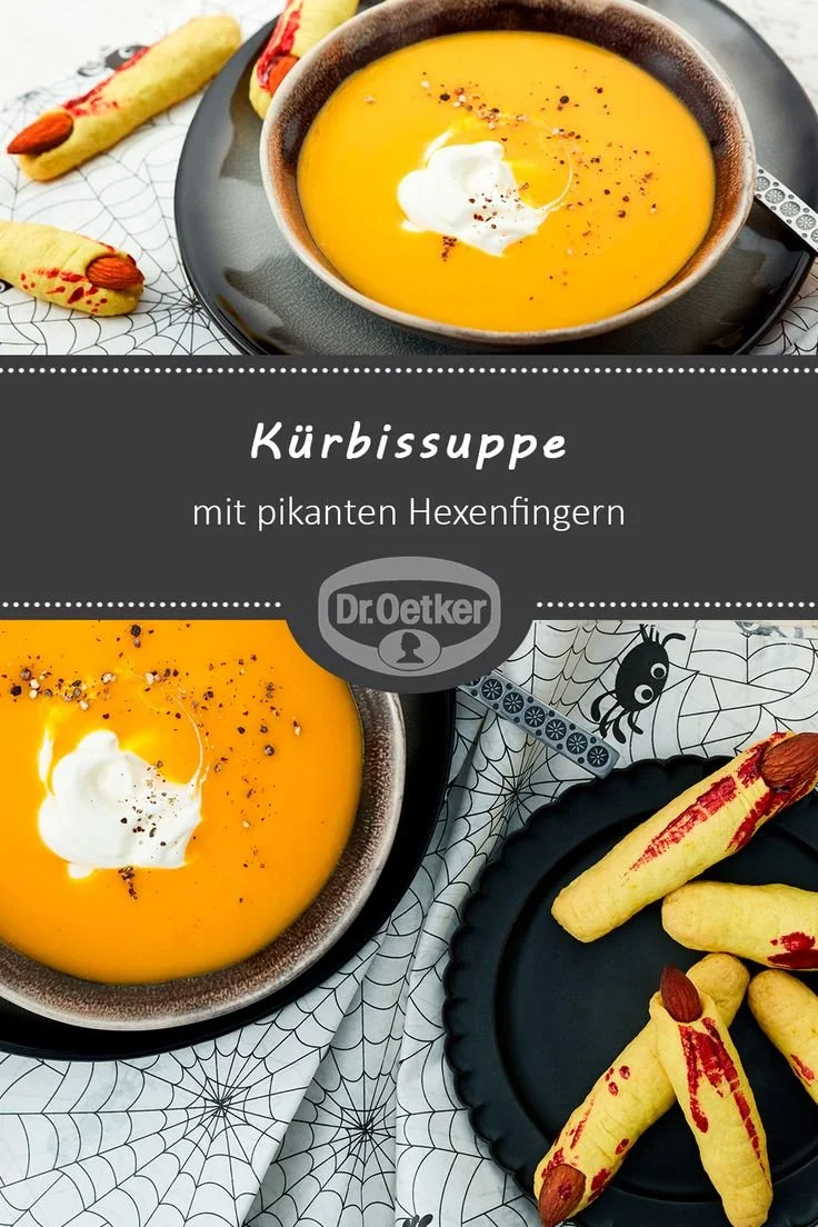 Leckere Kürbissuppe für Halloween Rezept von Dr. Oetker