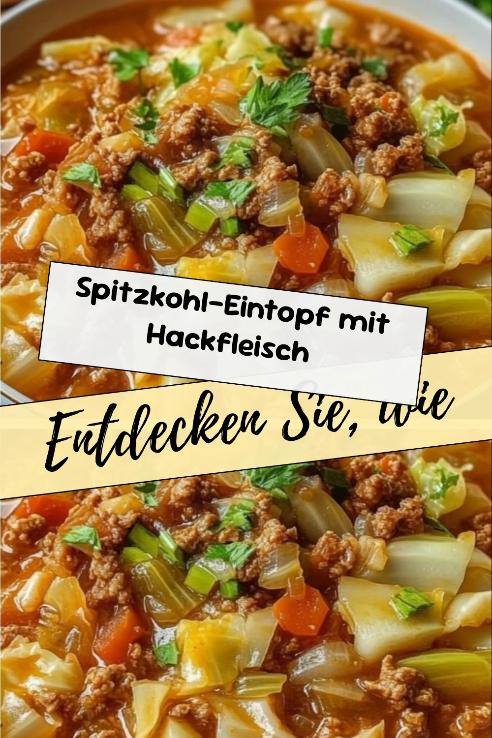 Spitzkohl-Eintopf mit Hackfleisch