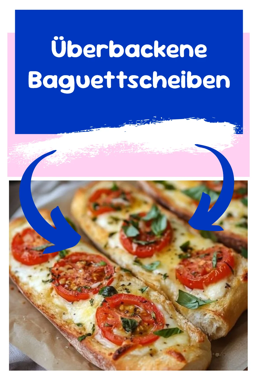 Überbackene Baguettscheiben