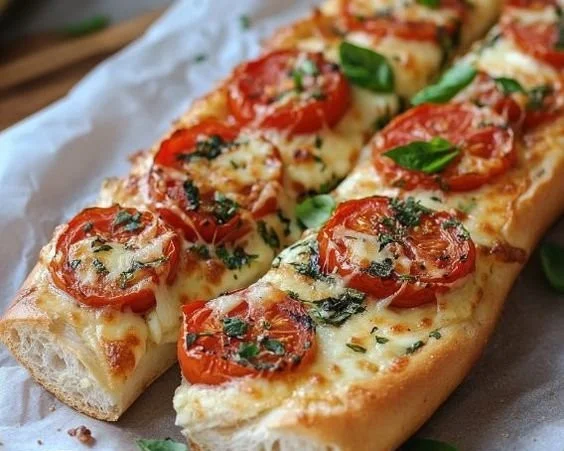 Überbackene Baguettscheiben