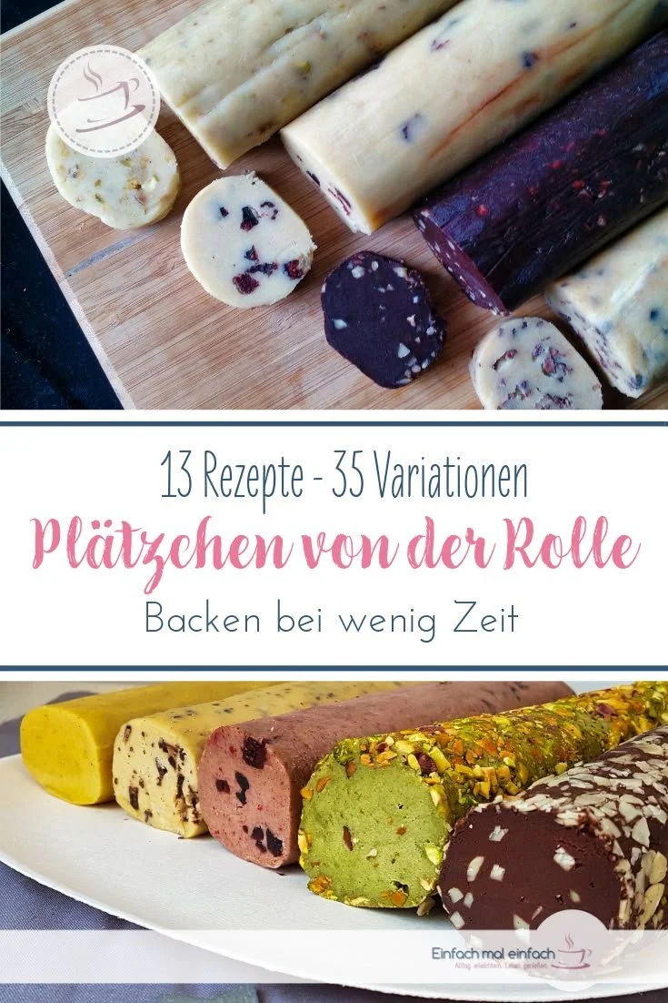 Backschritte für 13 einfache Plätzchenrezepte von der Rolle