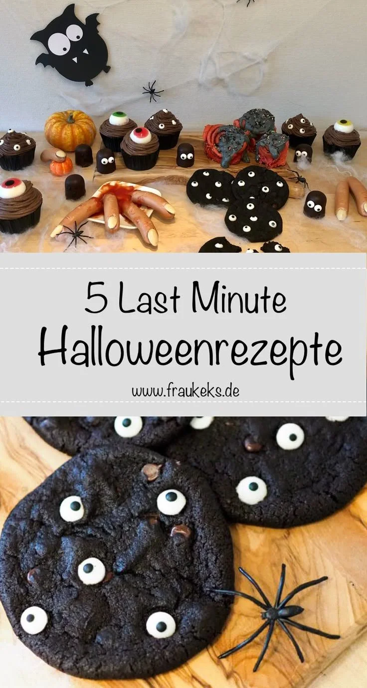 5 Last Minute Rezeptideen für ein gruseliges Halloween Fest