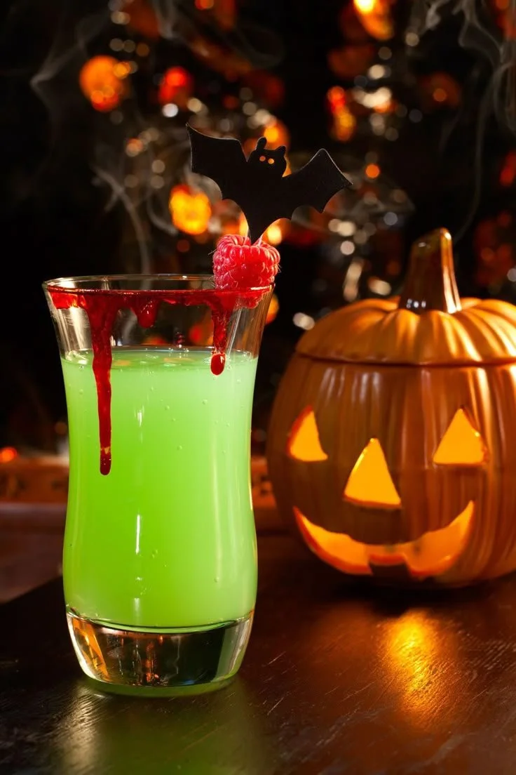 Halloween-Bowle mit gruseligen Zutaten für die perfekte Halloween-Party