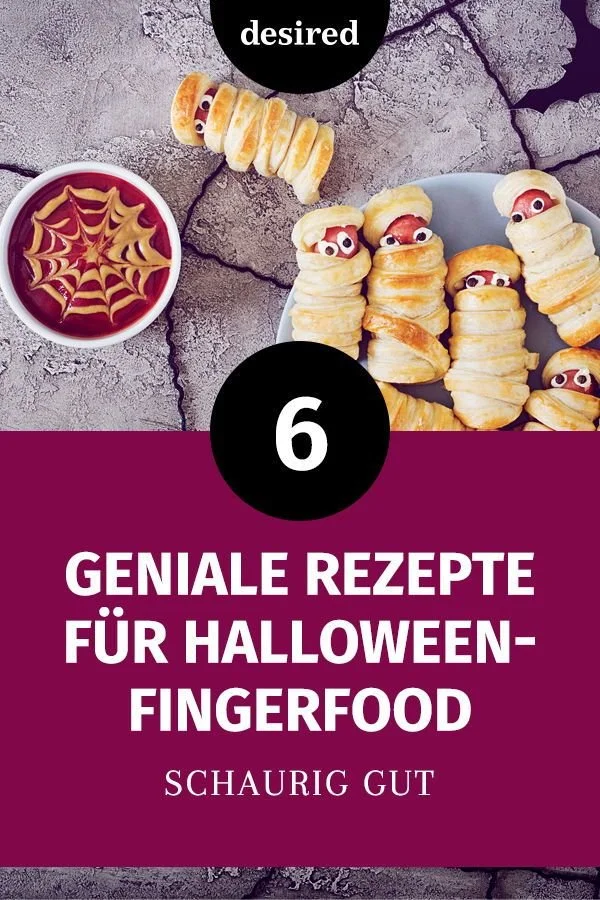 Gesunde Halloween Fingerfood Snacks in schaurigen Formen für die Party