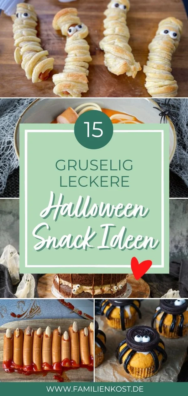 Köstliche Halloween Rezepte für herzhaftes und gruseliges Essen zur Party