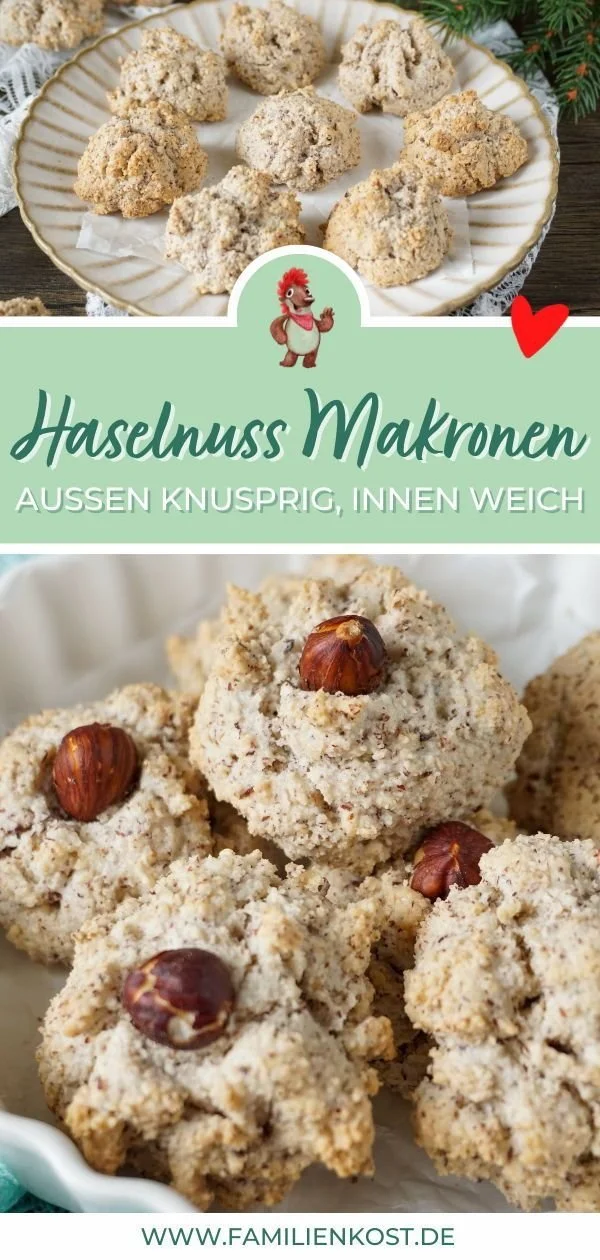 Omas Haselnussmakronen Rezept für Weihnachtsplätzchen
