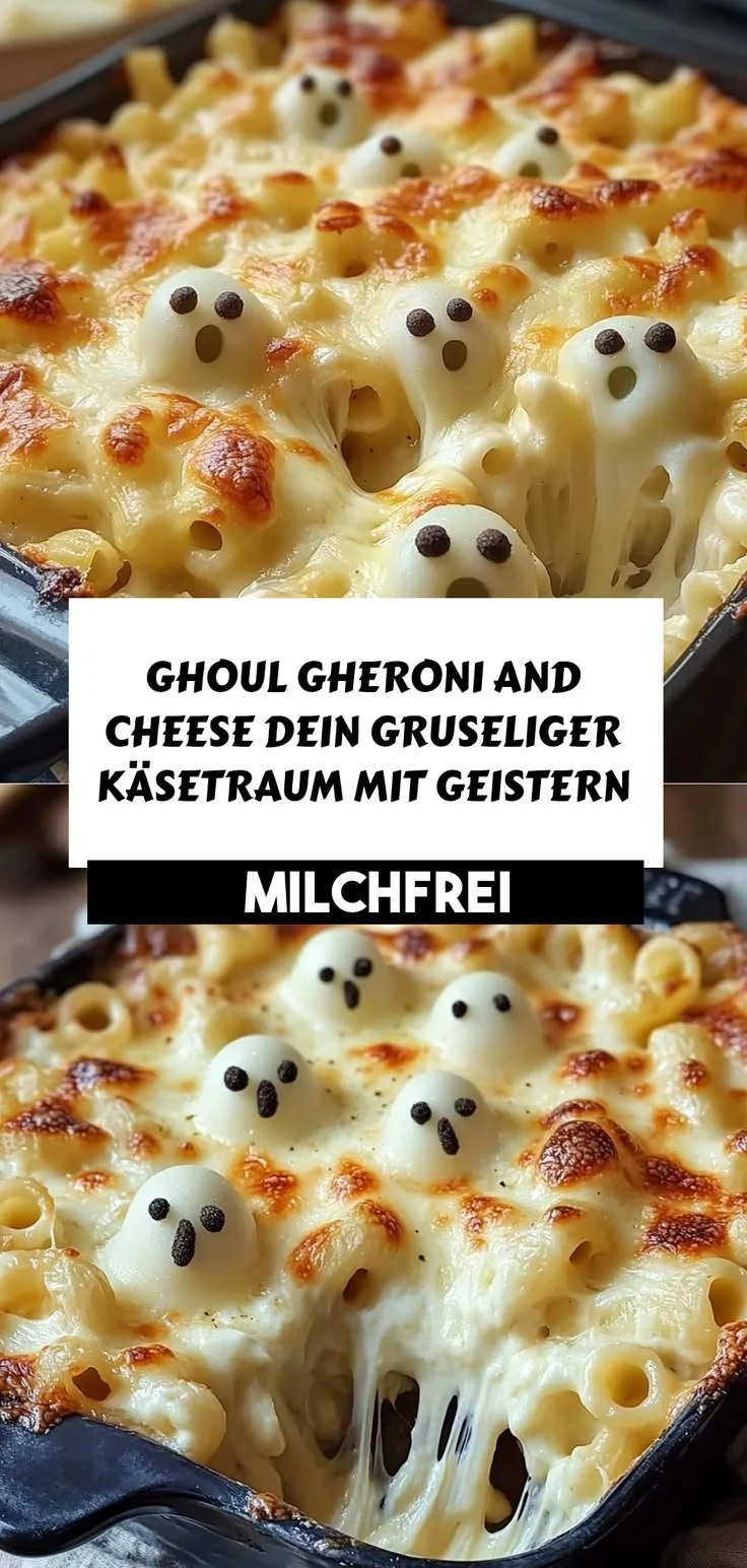 Ghoul Gheroni And Cheese – ein gruseliges Käsegericht mit Geistern