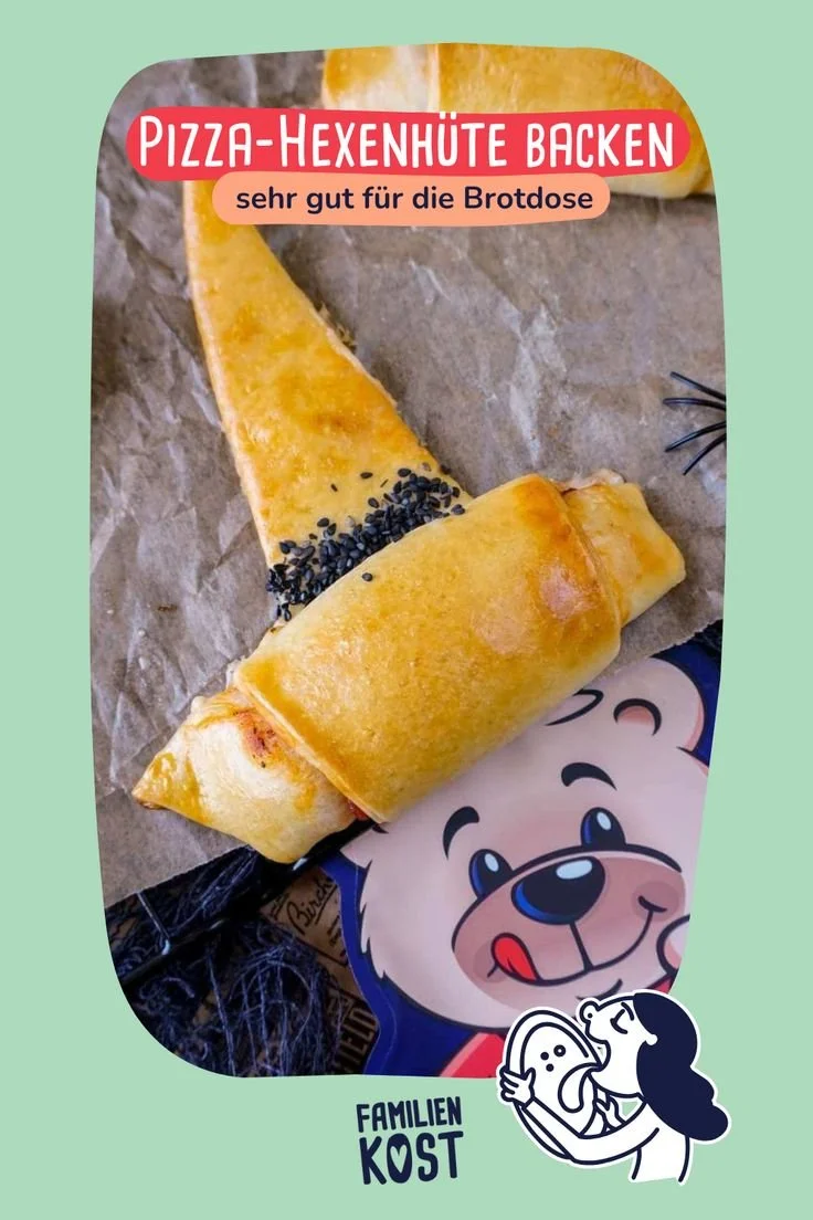 Leckere Pizza-Hexenhüte, der perfekte Halloween-Snack für Kinder