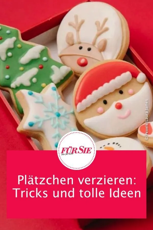 Plätzchen verzieren mit bunten Zuckergüssen und kreativen Ideen