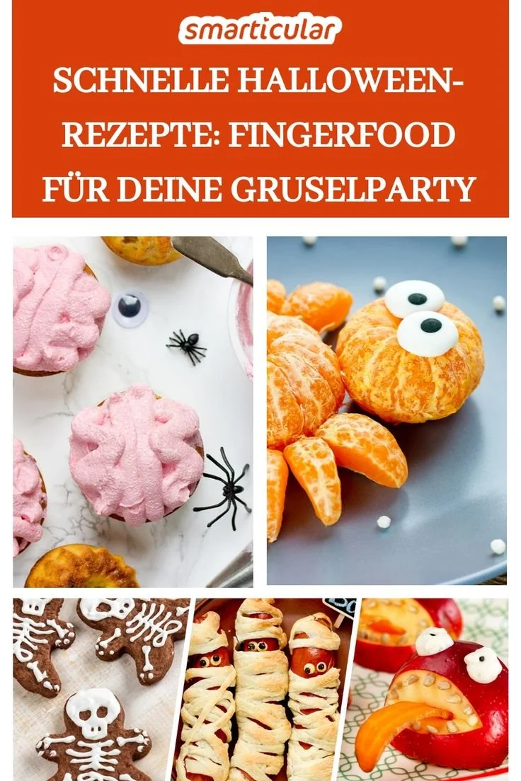 Schnelle Halloween-Rezepte für gruselige Fingerfood-Ideen zur Halloween-Party