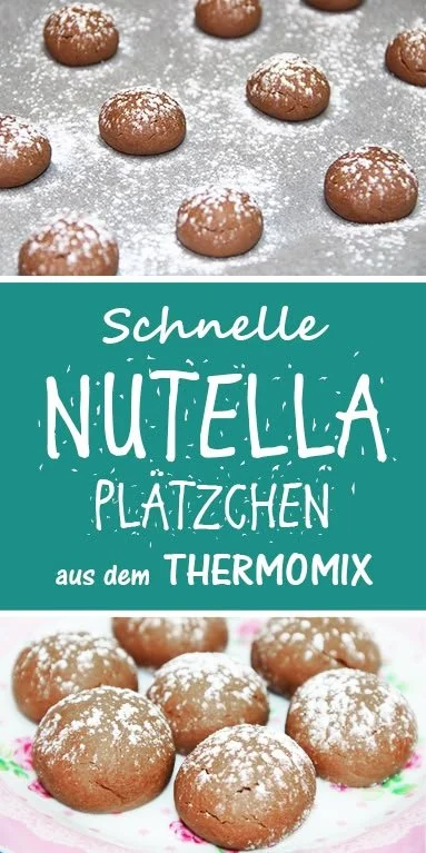Leckere Nutella Plätzchen aus dem Thermomix mit nur 4 Zutaten